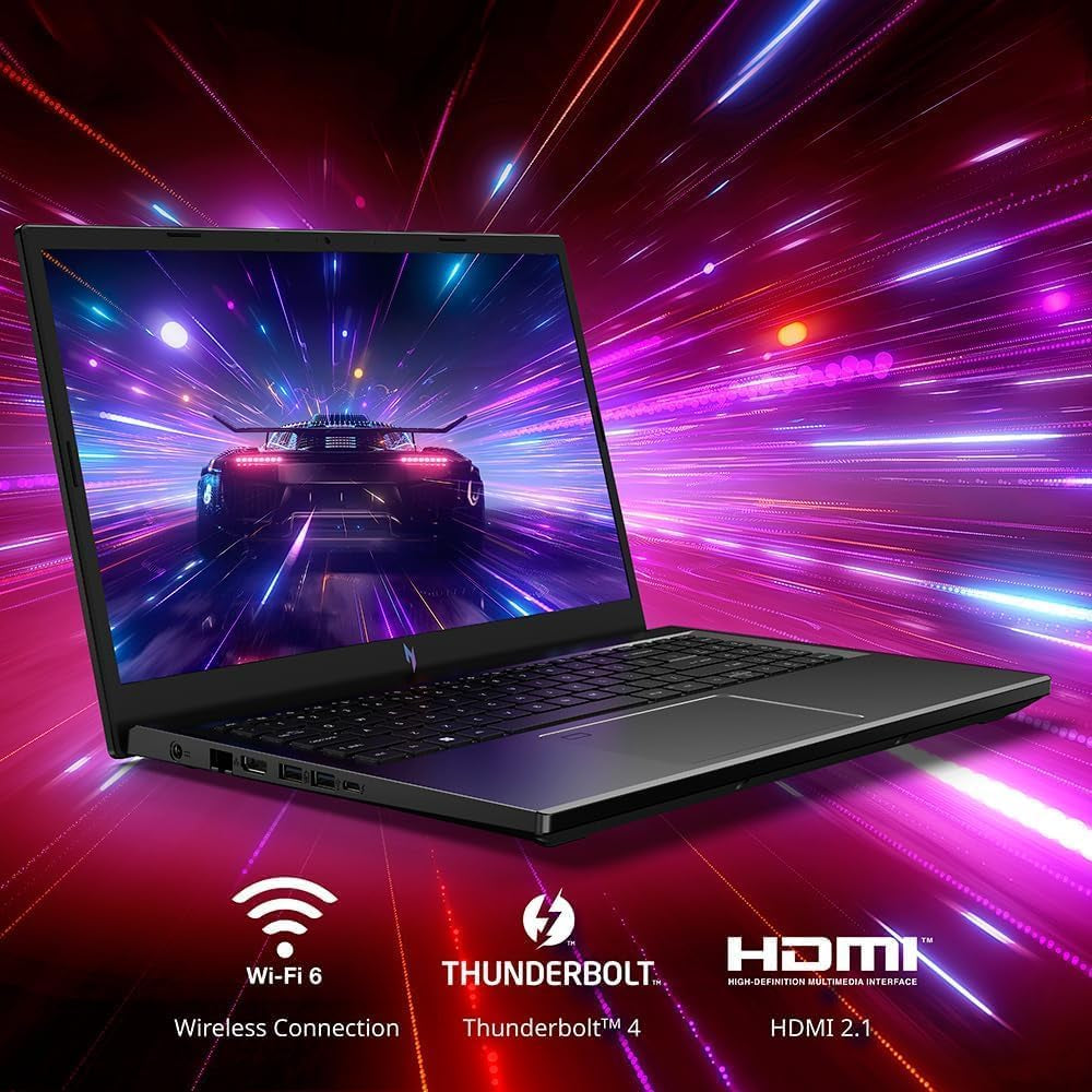 Nitro V 15 Gaming Laptop, Intel 10-Core I7-13620H, NVIDIA Geforce RTX 4060, 15.6" 144Hz FHD Display, 32 GB DDR5 RAM, 1 TB SSD, Backlit Keyboard, Microsoft Office Lifetime License, Windows 11 Pro