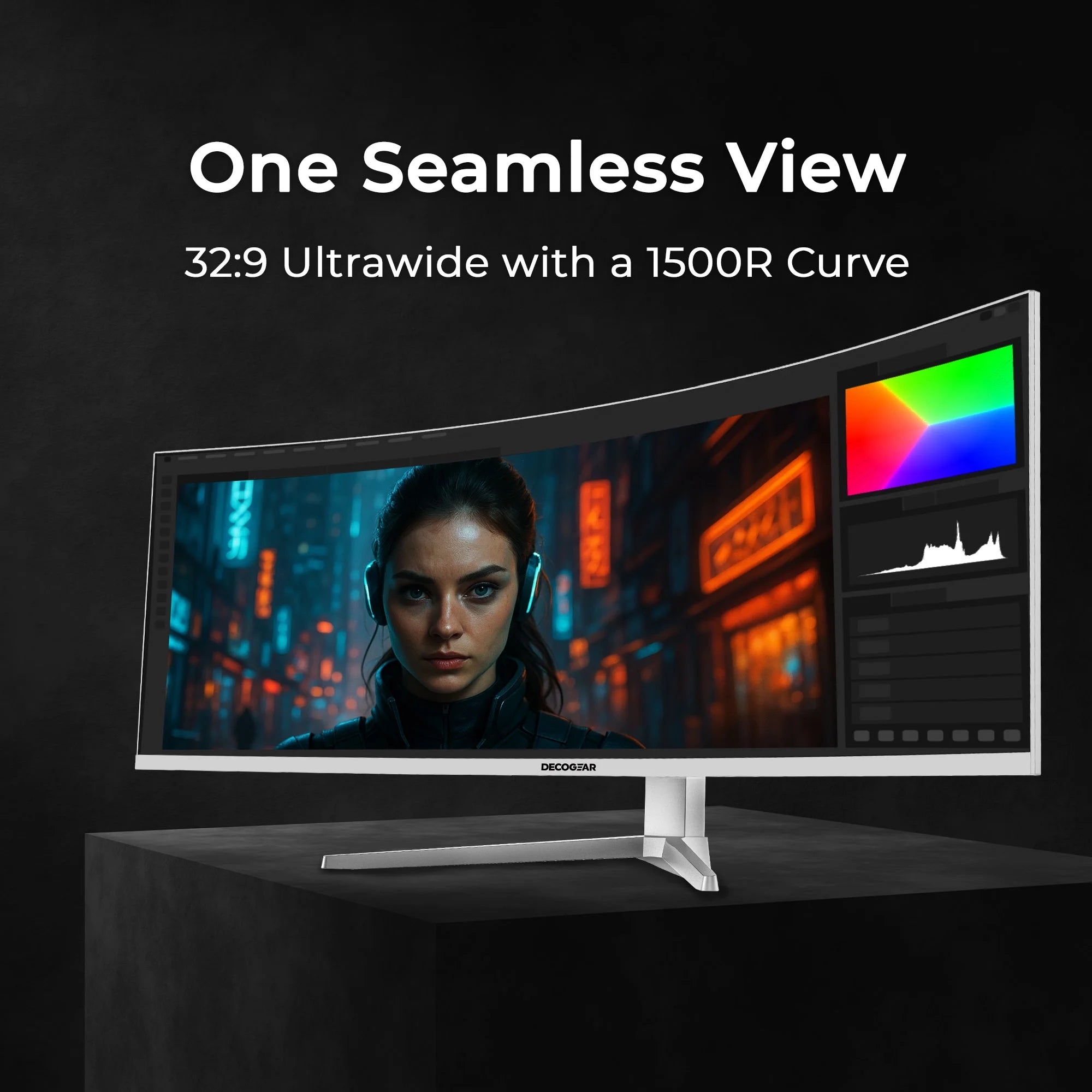 49" 5K2K White Curved Ultrawide Monitor with 65W USB-C, HDR, 120Hz, 1 Ms MPRT