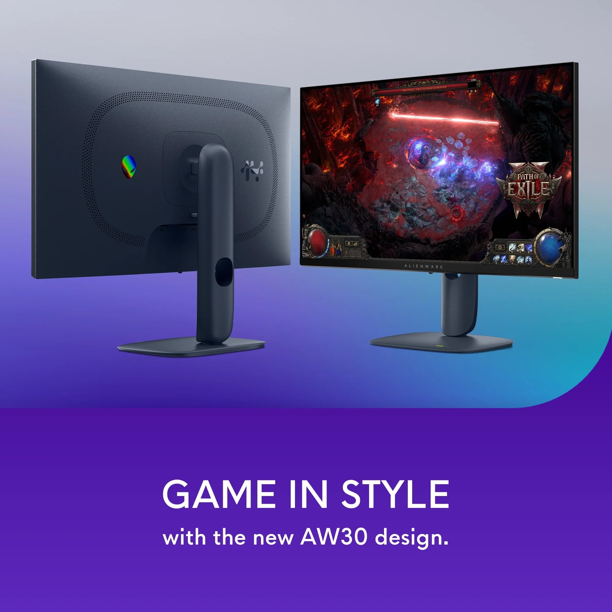 27 Gaming Monitor 27" QHD 180Hz IPS Anti-Glare Computer Display Black, AW2725DM