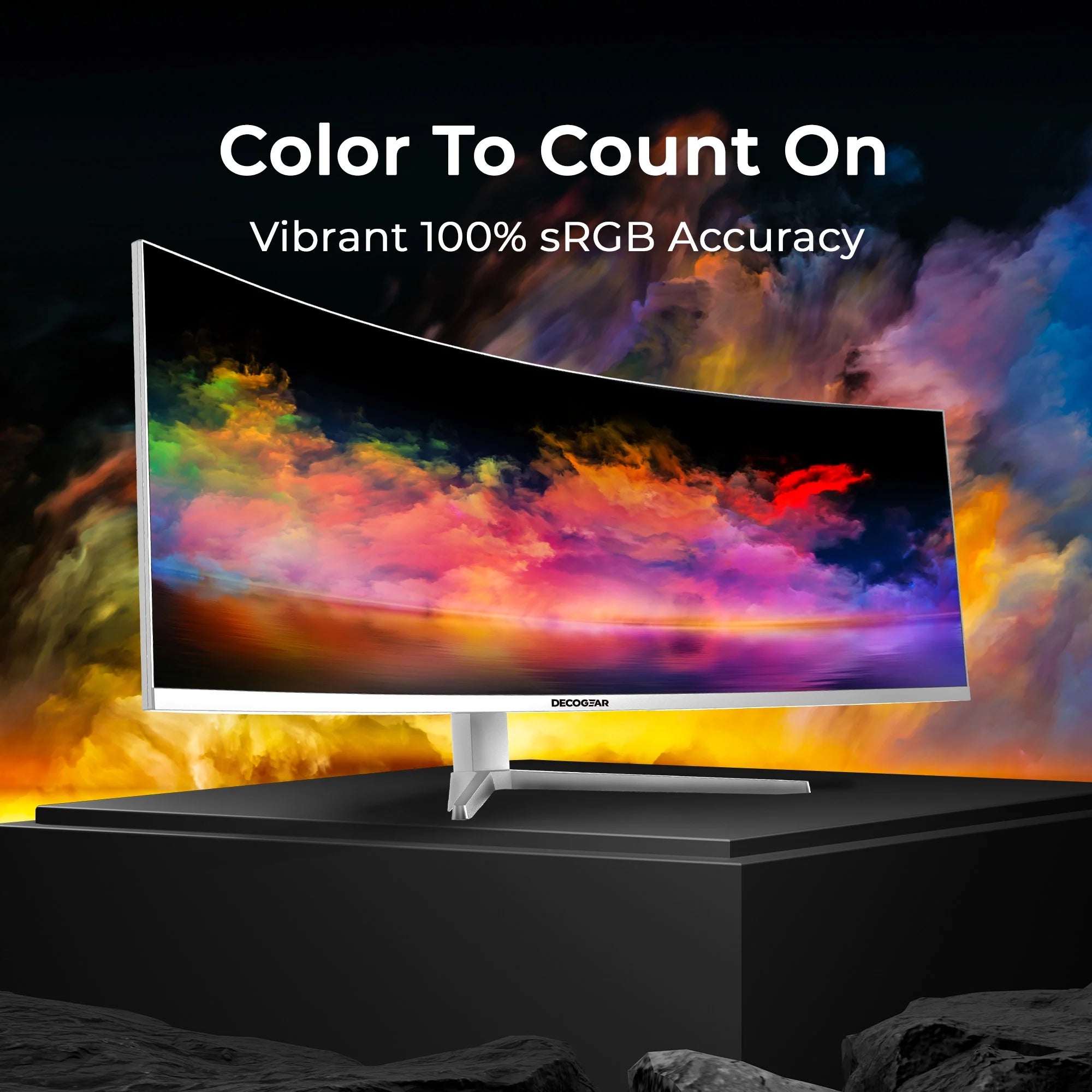 49" 5K2K White Curved Ultrawide Monitor with 65W USB-C, HDR, 120Hz, 1 Ms MPRT
