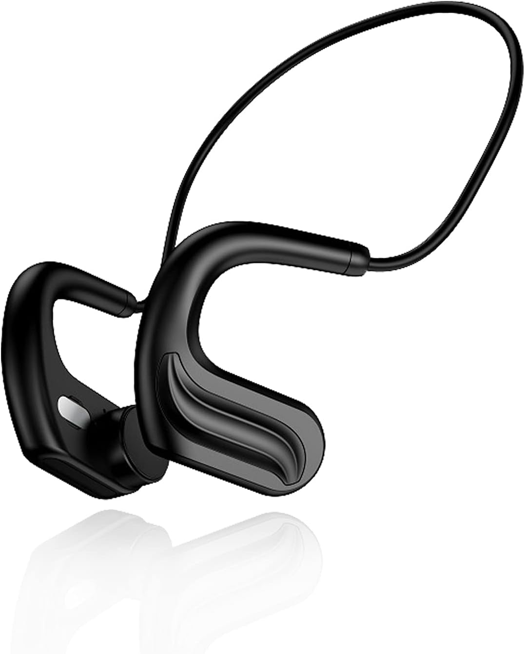 Bone Conduction Headphones IP68 Waterproof Wireless Earphones with Microphone 32G Storage Diving