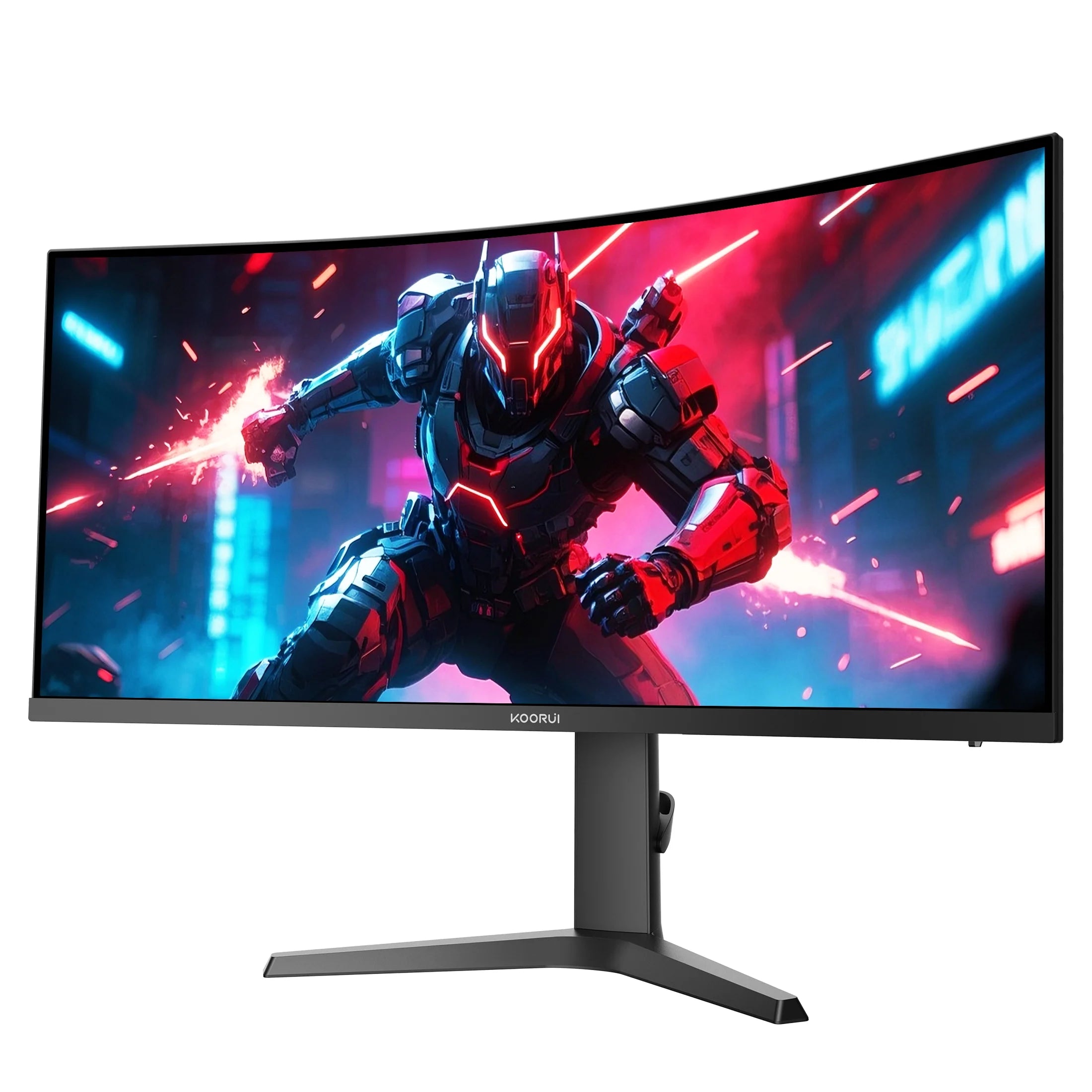 34'' Ultrawide 4K Curved Gaming Monitor, 165Hz WQHD HDMI Display Port, Black