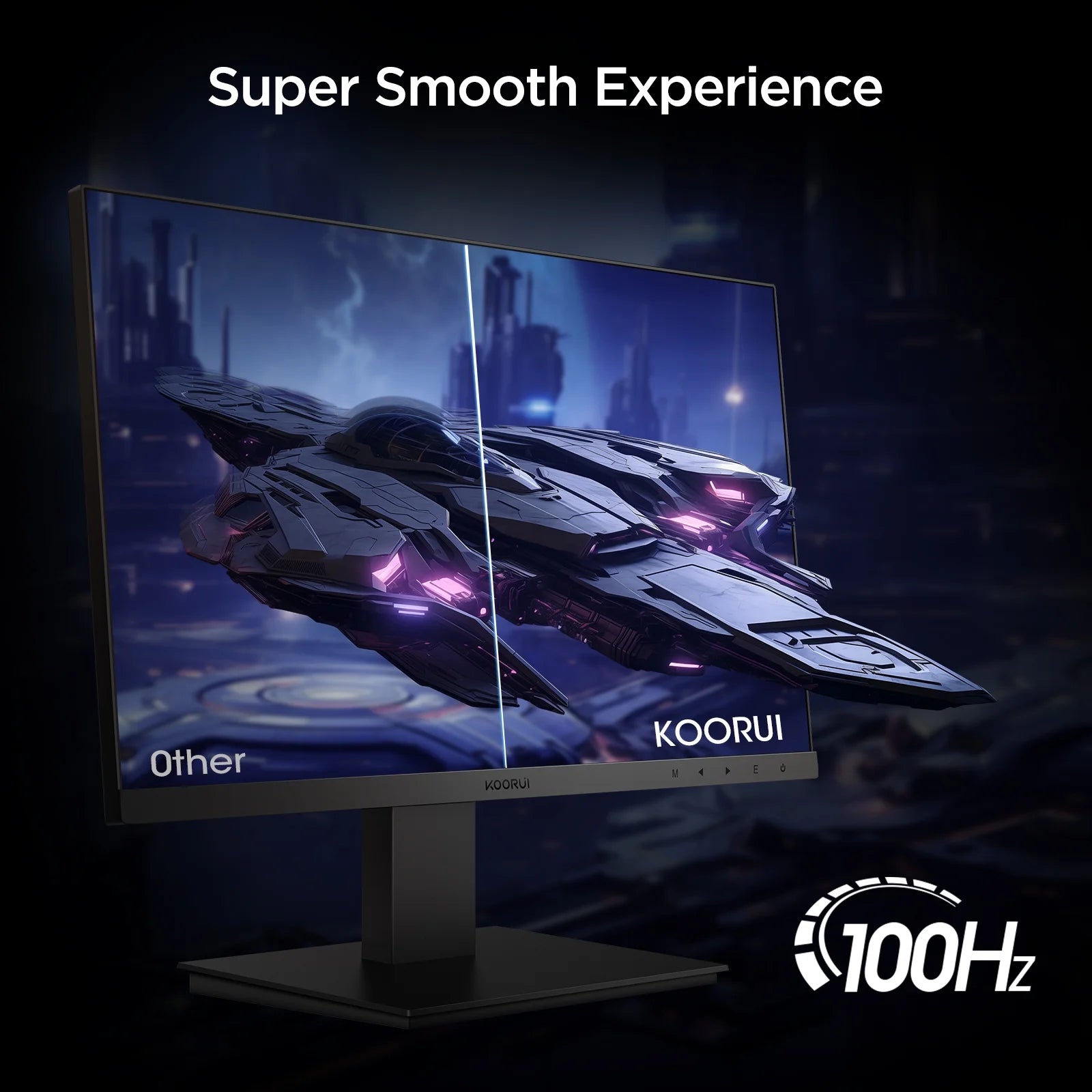 24'' FHD Gaming Monitor, Speakers, 100Hz, Ultra-Slim, VESA Mountable, Adjustable Tilt, HDMI, VGA, Black