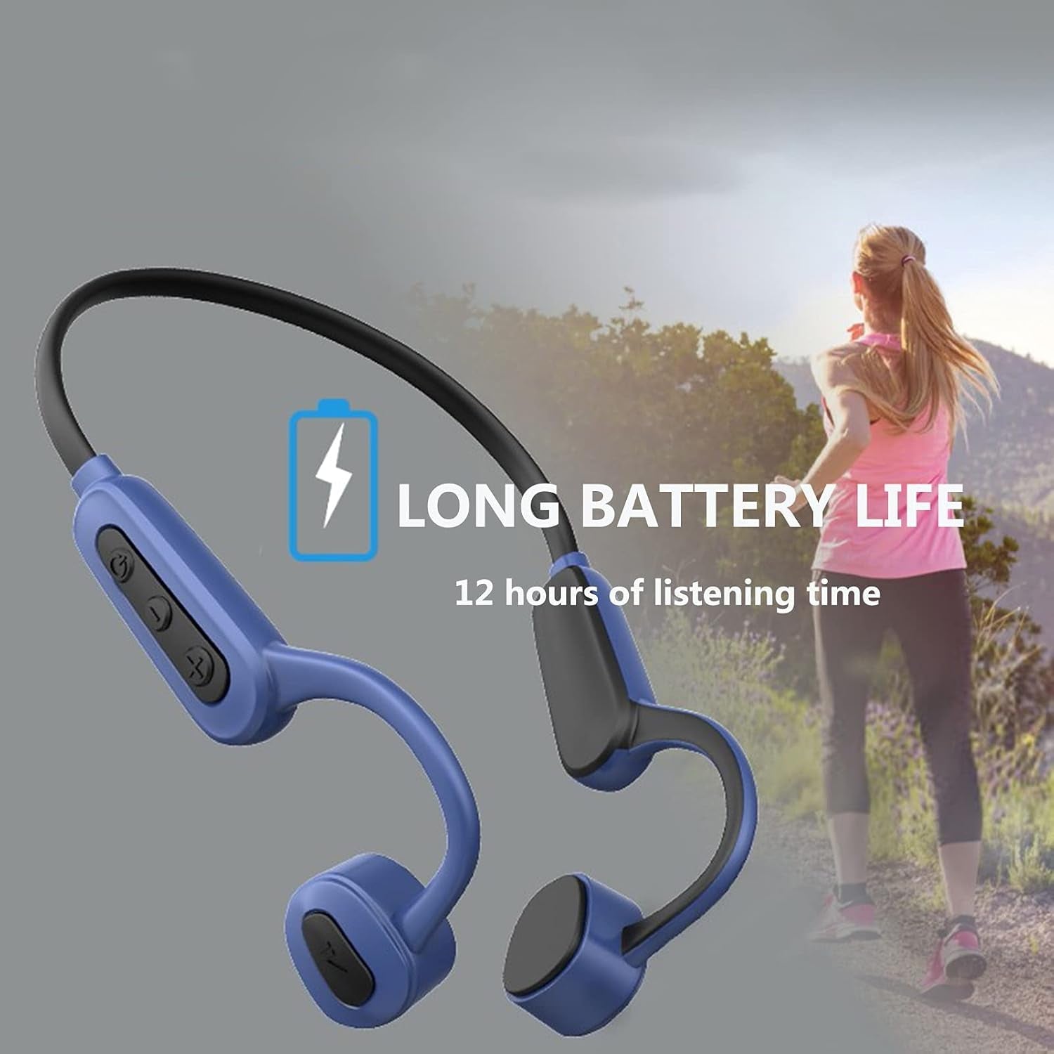 Bone Conduction Headphones Waterproof with Mic Swimming Headphones Bluetooth Underwater MP3 Player(32G) Sport Headphones IPX8 Open Ear Running Cycling Climbing Diving Earphones Red
