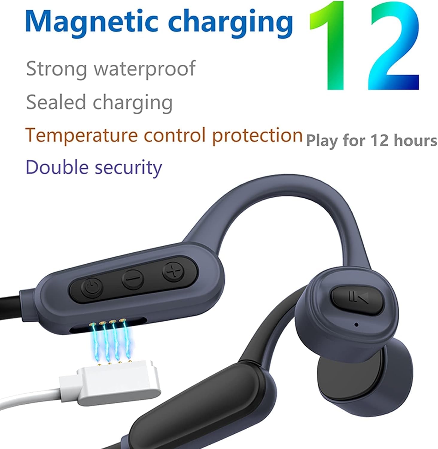 Bone Conduction Headphones Waterproof with Mic Swimming Headphones Bluetooth Underwater MP3 Player(32G) Sport Headphones IPX8 Open Ear Running Cycling Climbing Diving Earphones Red