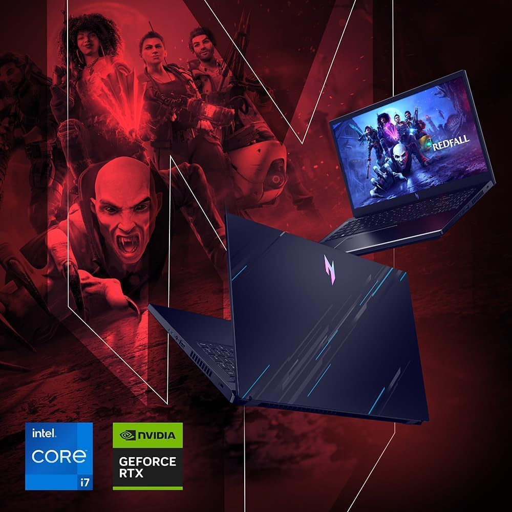 Nitro V 15 Gaming Laptop, Intel 10-Core I7-13620H, NVIDIA Geforce RTX 4060, 15.6" 144Hz FHD Display, 32 GB DDR5 RAM, 1 TB SSD, Backlit Keyboard, Microsoft Office Lifetime License, Windows 11 Pro