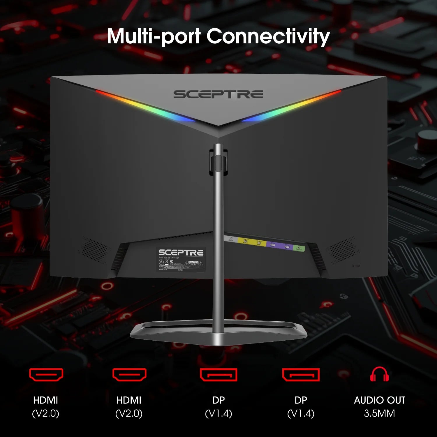 New Curved 25-Inch Gaming Monitor 240Hz 1500R HDMI X2 DP X2 Build-In Speakers 2025